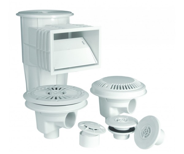 1.10 MATERIAL EXTERIOR Y VASO DE LA PISCINA - ACCESORIOS EMPOTRABLES VASO