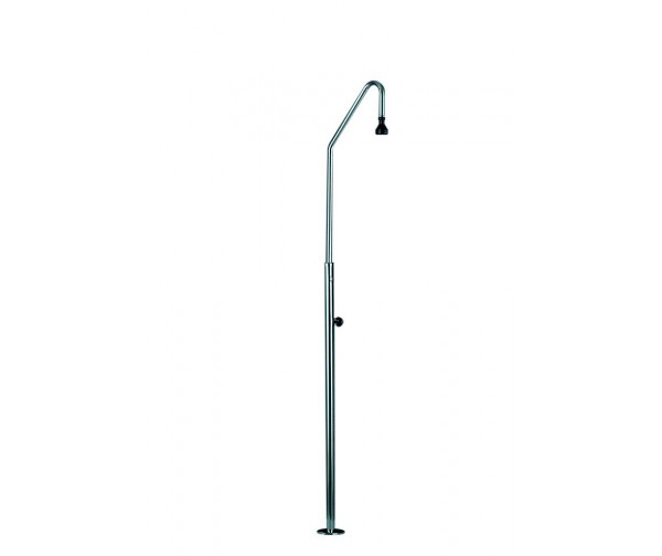 1.9 MATERIAL EXTERIOR Y VASO DE LA PISCINA - DUCHA INOX.
